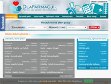 Tablet Screenshot of dlafarmacji.pl